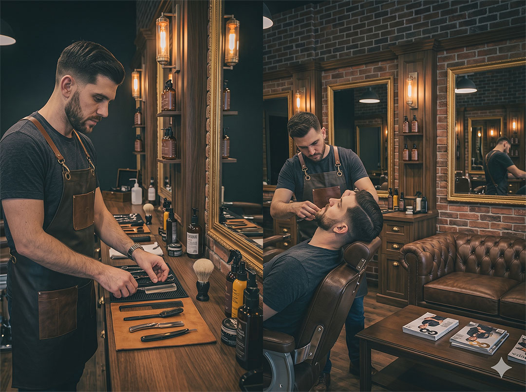 Una barbería pensada para el hombre moderno